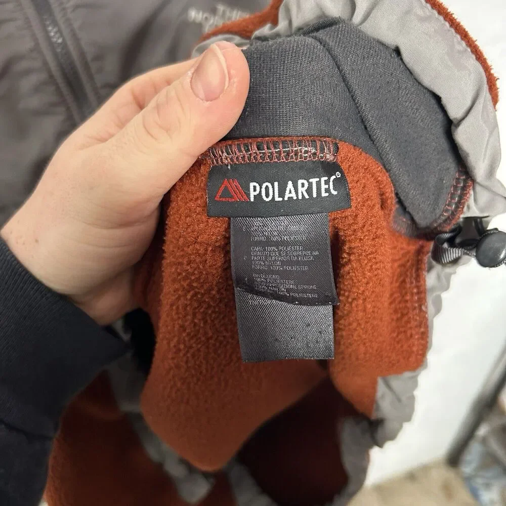 The North Face Denali Jacket “Rust Orange/Grey